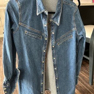 ZARA Denim shirt dress